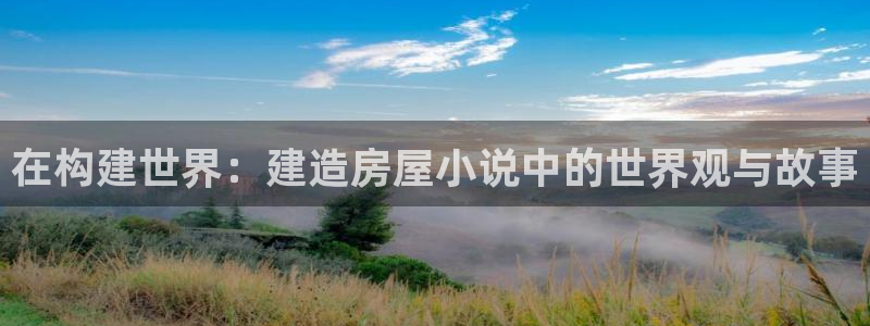 安信12是什么软件：在构建世界：建造房屋小说中的世界观与故事