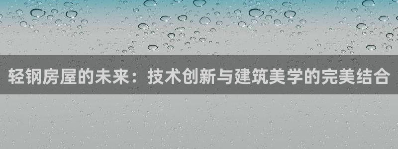 安信主管su金12手12指tq：轻钢房屋的未来：技术创新与建筑美学的完美结合