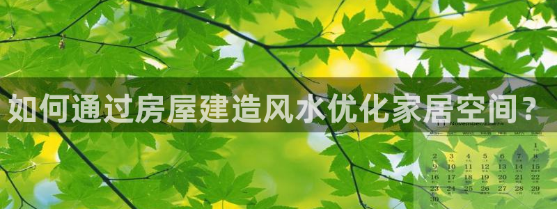 安信12怎么下载：如何通过房屋建造风水优化家居空间？