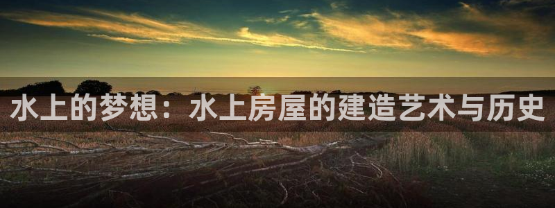 安信12彩票：水上的梦想：水上房屋的建造艺术与历史