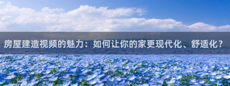 安信12月金股：房屋建造视频的魅力：如何让你的家更现代化、舒适化？