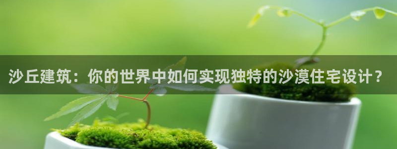 安信12如何开代理：沙丘建筑：你的世界中如何实现独特的沙漠住宅设计？