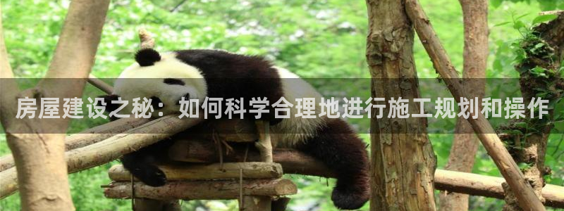 安信12代理：房屋建设之秘：如何科学合理地进行施工规划和操作