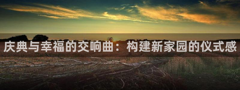 安信12是什么软件：庆典与幸福的交响曲：构建新家园的仪式感